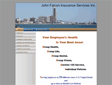 Tablet Screenshot of jfalconinsurance.com